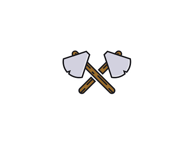 Axe Illustration axe explore icon illustration line art minimal simple vector