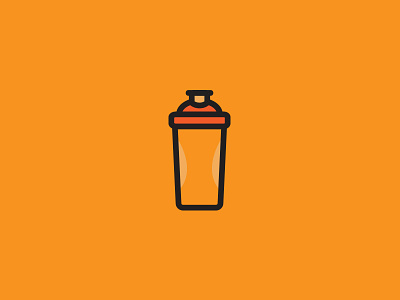 Shaker Cup gym icon illustration protein shaker shaker cup