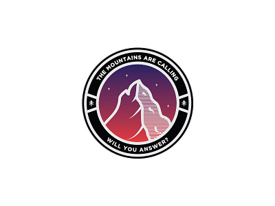 Mountains Badge