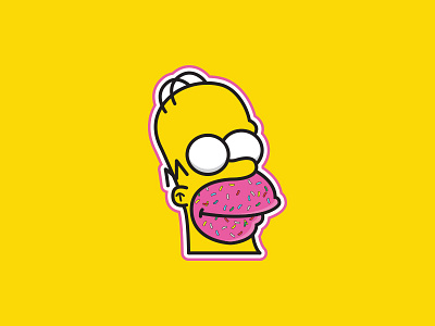 Homer Simpson designs, themes, templates and downloadable graphic elements  on Dribbble