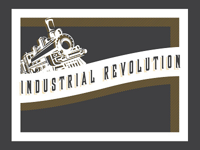 Industrial Revolution Poster illustration industrial revolution poster
