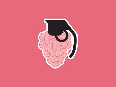 Mind Mine graphic illustration logo sticker vector