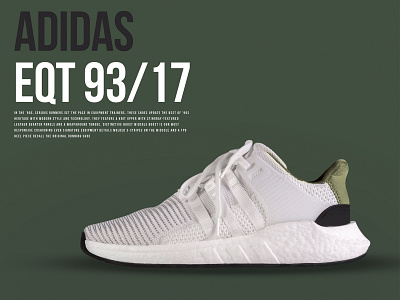 Adidas EQT ad adidas advertisement shoe