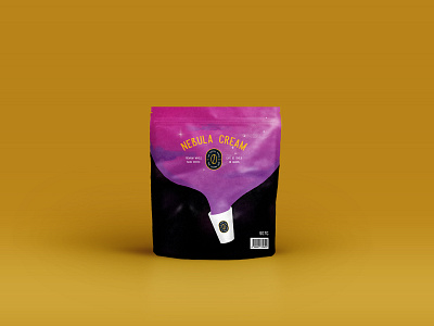 Nebula Cream Coffee coffee graphic illustration mock up package package mockup space