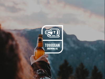 Toboggan Brewery Rebrand badge beer branding design graphic illustration logo logomark vector