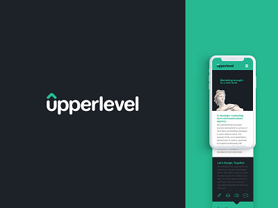 Upperlevel Logo & Webdesign branding design graphic logo logotype ui ux vector web webdesign