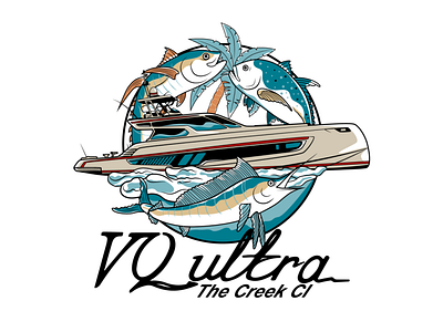 Emblem for yacht fishing team 01