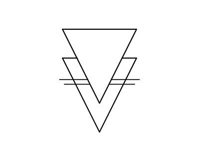 Geometric Triangle custom design geometric minimal minimalist modern tattoo triangle
