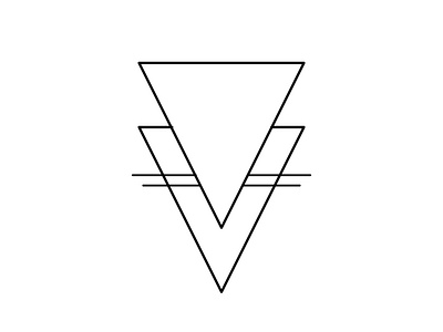 Geometric Triangle custom design geometric minimal minimalist modern tattoo triangle