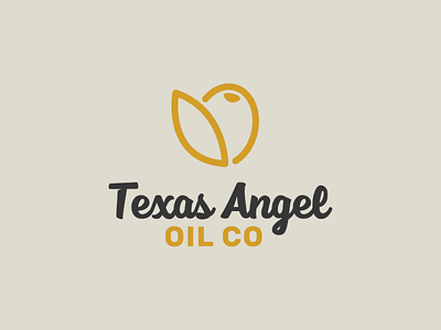 Texas Angel Oil Branding austin robinson brand charcoal design gold logo logo design texas angel