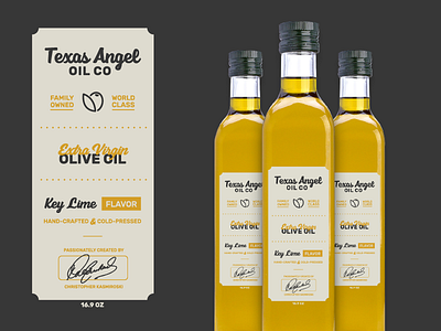 Texas Angel Oil Label