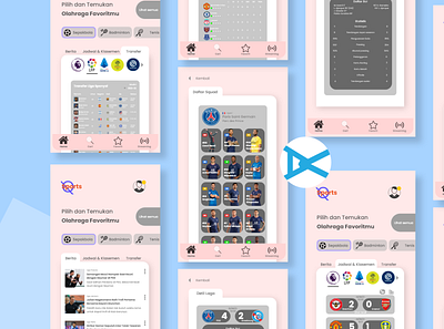 App for sports (Q-Sport) appdesign design ui uidesign uxdesign webdesign