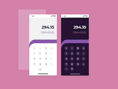 Mobile Calculator Design app calculator calculator ui dailyui dailyuichallenge mobile app mobile app design mobile ui