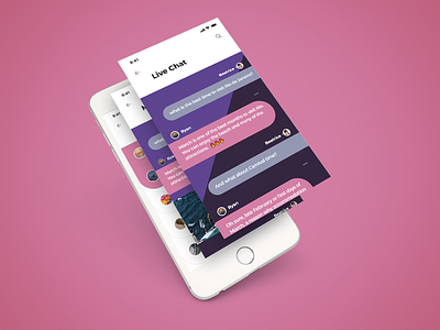 Direct Messaging App app dailyui dailyuichallenge livechat messaging ui