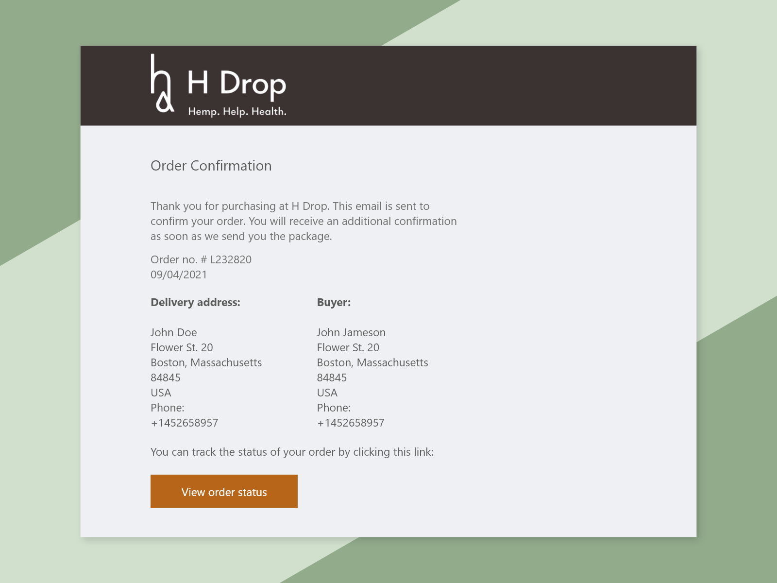 Email Order Confirmation by darius95 on Dribbble