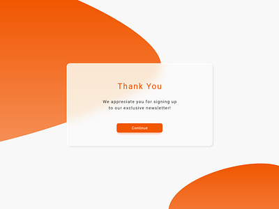 Thank You Page dailyui dailyuichallenge design illustration thank you thank you page ui web