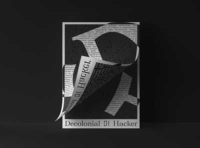 Decolonial Hacker Poster 2021 branding decolonial hacker design graphic march poster typography