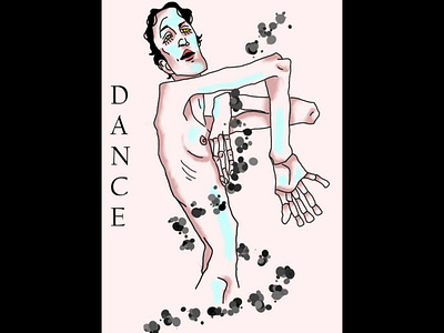 Dance design dinamic graphicdesign illustration simple