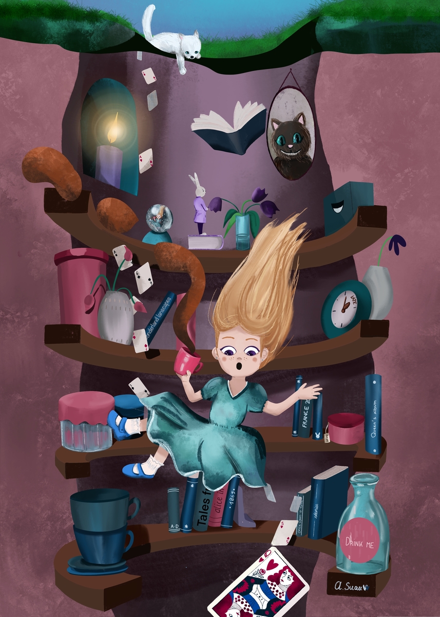 Alice in Wonderland by Audrey Suau on Dribbble