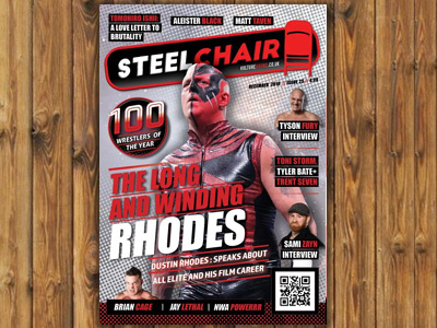 SteelChair Magazine #25 aew dustin rhodes magazine magazine cover wrestling wwe