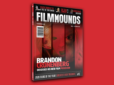 Filmhounds Magazine #3 cover cover artwork film horror magazine movies print