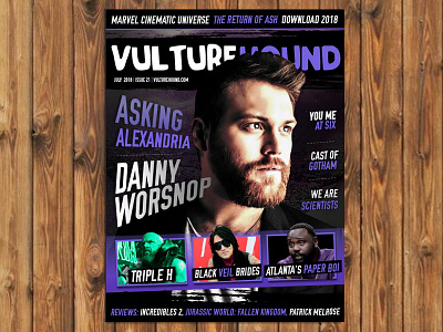 VultureHound Magazine - Issue #21 askingalexandria atlanta bvb dumbo incredibles2 magazine marvel starwars triple wearescientists wwe
