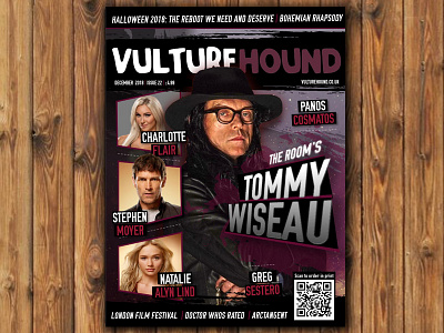 VultureHound Magazine #22 charlotteflair doctorwho film magazine music print tommywiseau tv vulturehound wrestling wwe