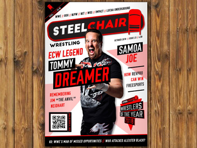 SteelChair Wrestling Magazine #23 ecwid magazine samoa joe tommy dreamer wrestling wwe