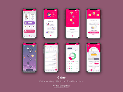 Gajino app app design ui ux