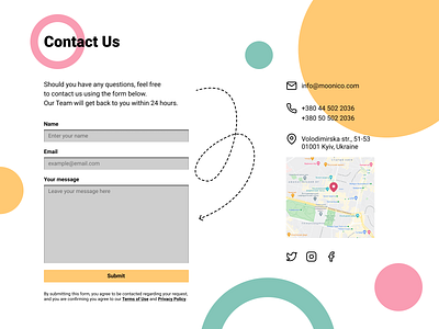 Daily UI 028 — Contact Us dailyui dailyux design figma ui ux