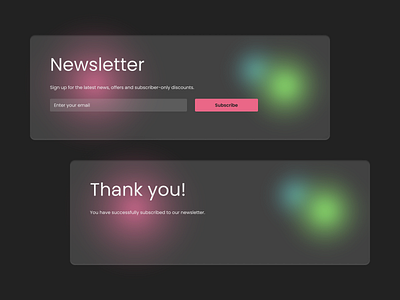 Daily UI 077 — Thank You