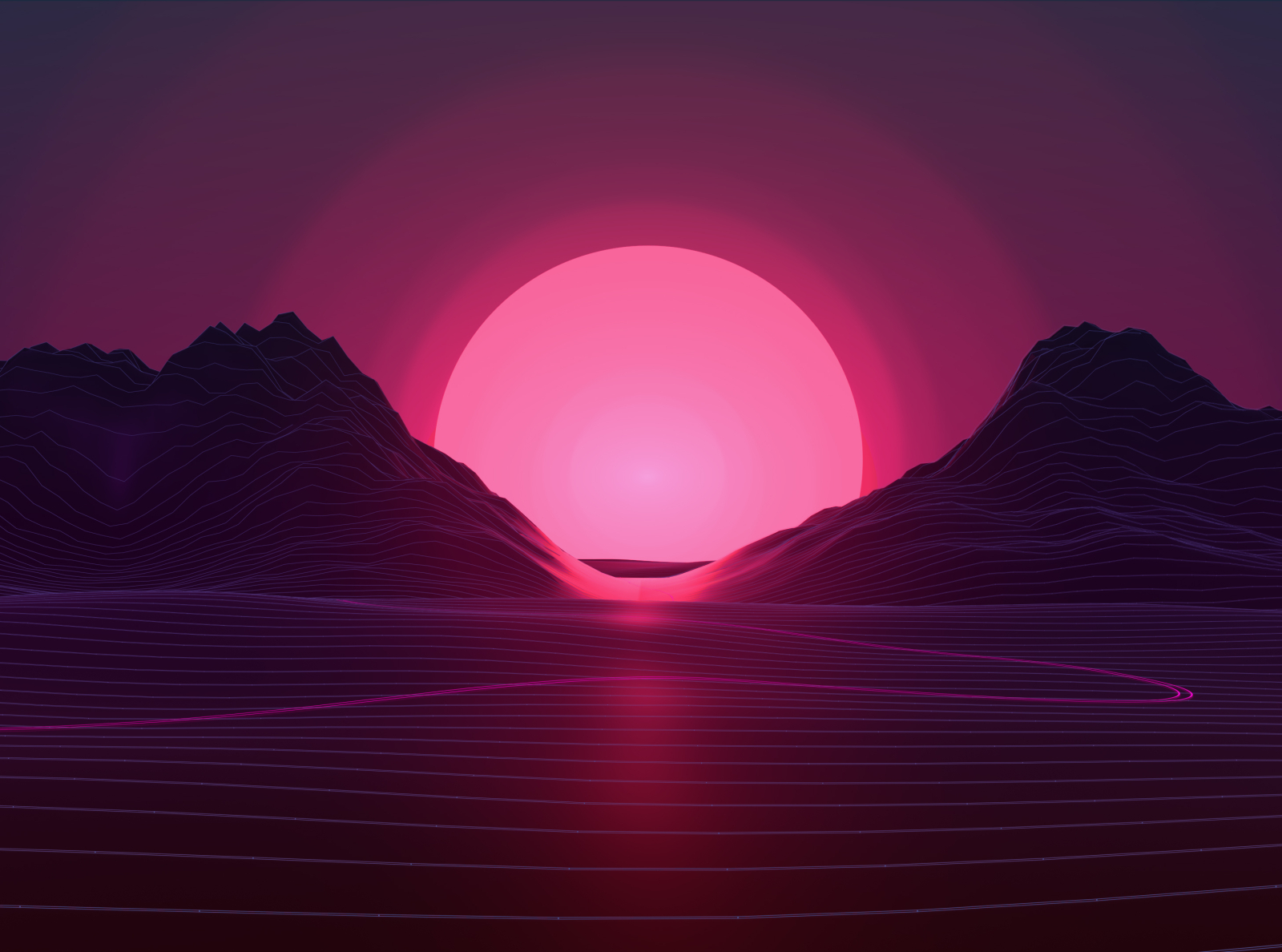 Neon Sunset by Axiom Design on Dribbble