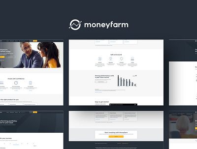 Money management (moneyfarm) money ui ux wealth management website layout