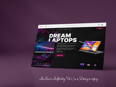 Dream Laptops app branding design graphic design illustration logo typography ui ux vector