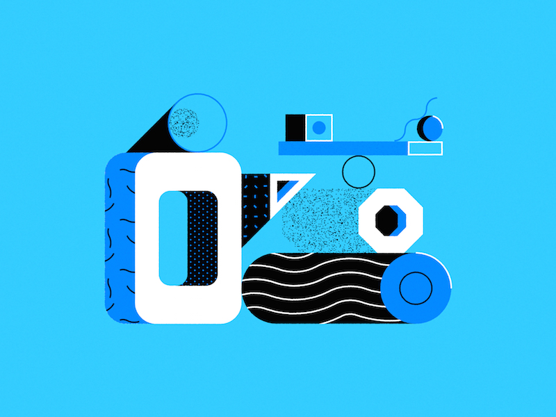 Abstract Composition by Chris van Rooyen on Dribbble