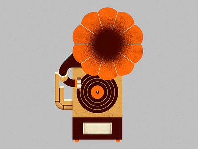 Gramophone gramophone illustration music recored texture vector