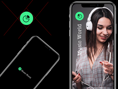 Music App - iOS/Android design ui ux