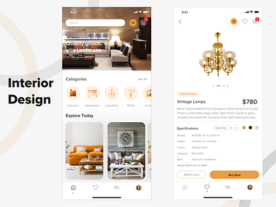 Interior Design design ios app mobile apps ui ux