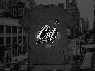 CREF Manila Shirt Design and black bpo call center design manila philippines shirt typography white
