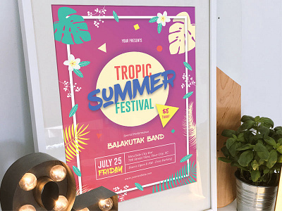 Tropic Summer Festival Flyers