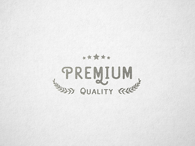 Premium Quality badges crown five leaf leaves premium quality stars