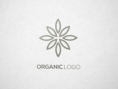 Organic Logo #1 leaf logo modern organic plant seed simple