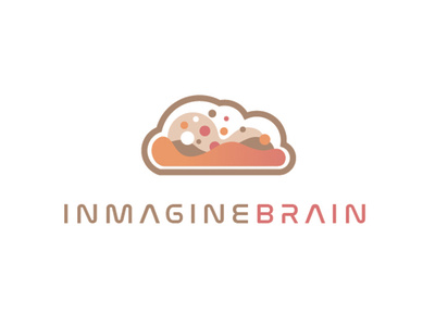 Inmagine Brain logo #3 ai brain cloud concept logo tech technology