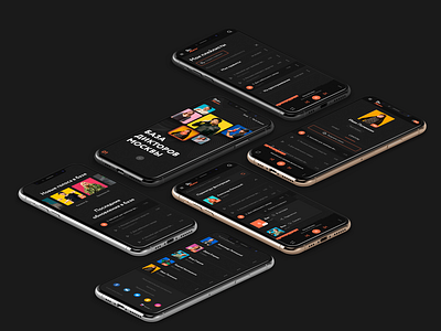 Dictor Moscow — Casting site for actors actor app apple design illustration interface interfaces ios music ui ux voice