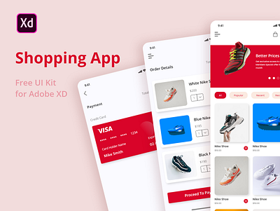 Shopping App UI FREEBIE app download freebie graphic design shopapp ui ux