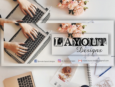 Layout Designs branding business design facebook page illustration layout logo