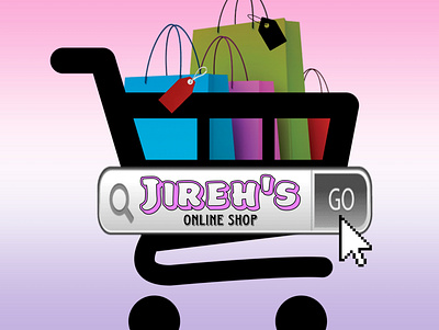 Jireh's Online Shop branding business design illustration layout logo online shop