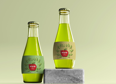 Apple Juice apple juice bottle graphic design juice label label label design packaging design