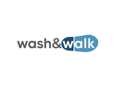 wash&walk - Logo Design