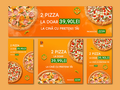 Dodo Pizza - Banners banner branding design graphic design illustrator